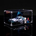 DISPLAY CASE TIME MACHINE FROM BACK TO THE FUTURE