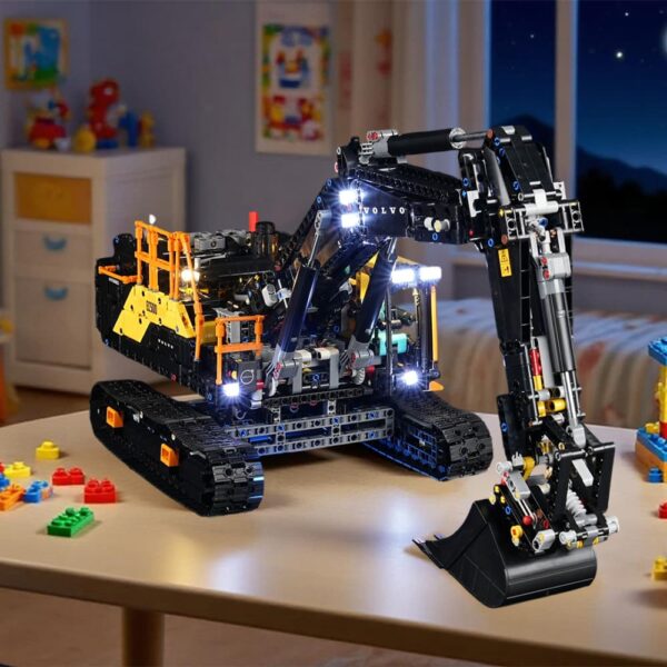 Lego Technic Volvo EC500 Hybrid Graafmachine light kit